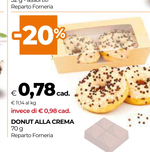 DONUT ALLA CREMA