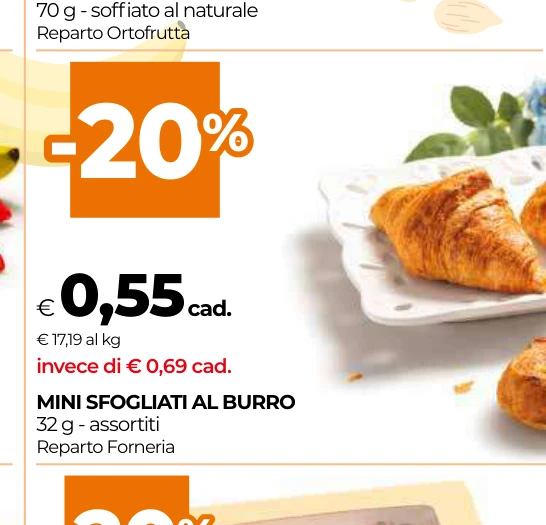 MINI SFOGLIATI AL BURRO