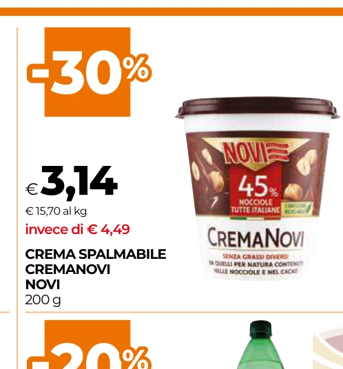 CREMA SPALMABILE CREMANOVI NOVI