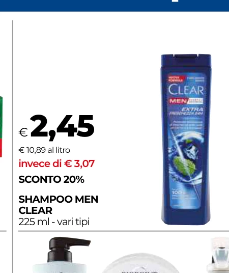 SHAMPOO MEN CLEAR
