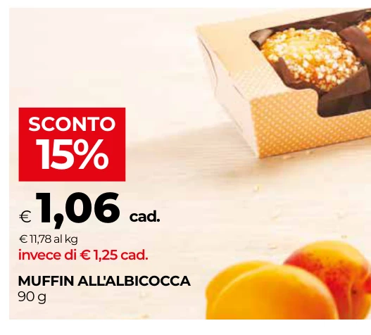 MUFFIN ALL'ALBICOCCA