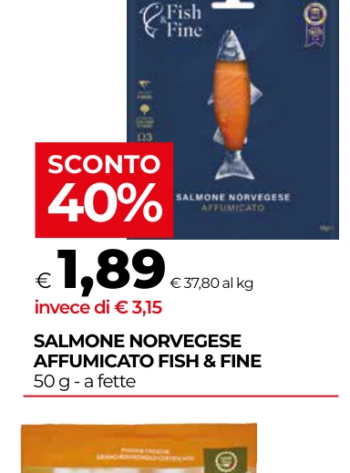 SALMONE NORVEGESE AFFUMICATO FISH & FINE