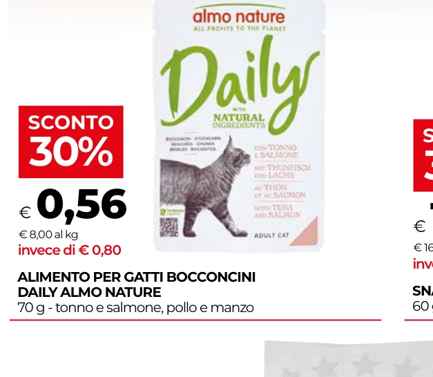 ALIMENTO PER GATTI BOCCONCINI DAILY ALMO NATURE