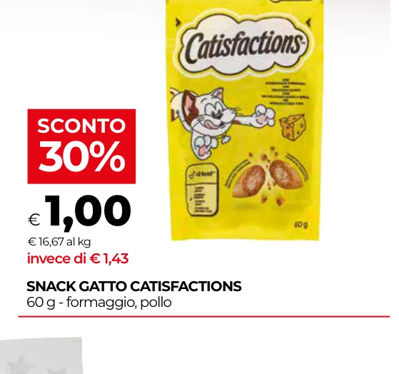 SNACK GATTO CATISFACTIONS