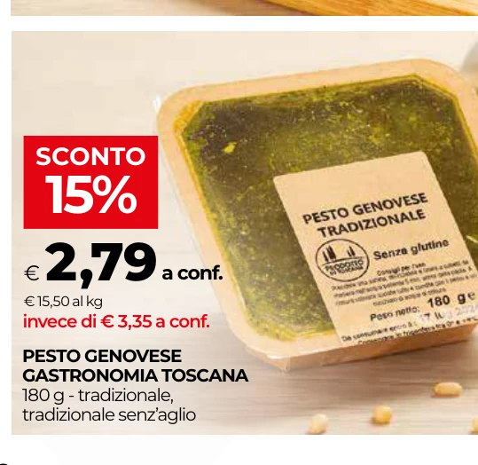PESTO GENOVESE GASTRONOMIA TOSCANA