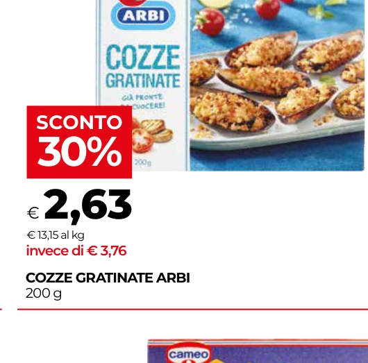 COZZE GRATINATE ARBI