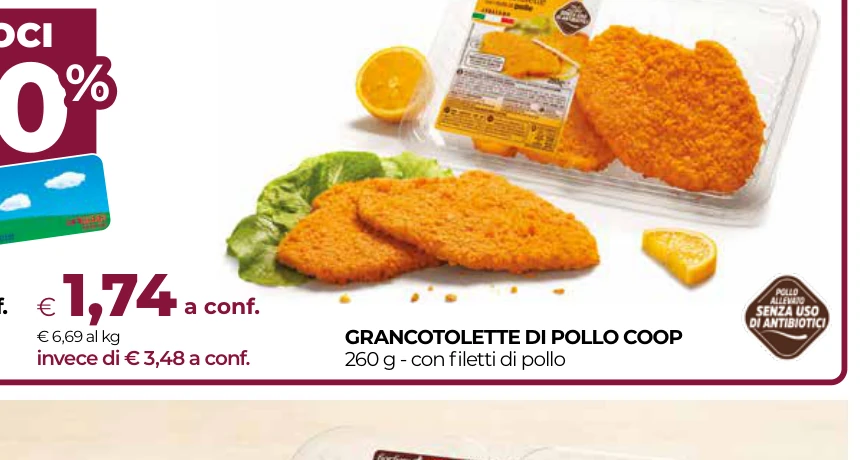 GRANCOTOLETTE DI POLLO - Coop