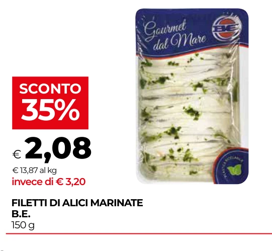 FILETTI DI ALICI MARINATE