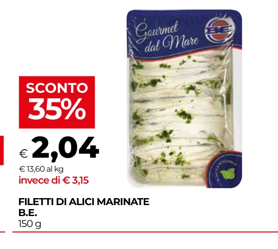 FILETTI DI ALICI MARINATE