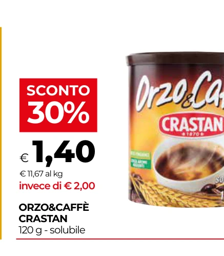 ORZO&CAFFÈ CRASTAN