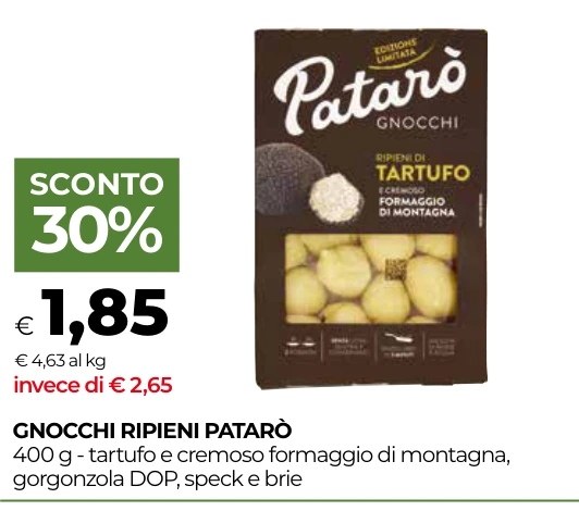 GNOCCHI RIPIENI PATARÒ