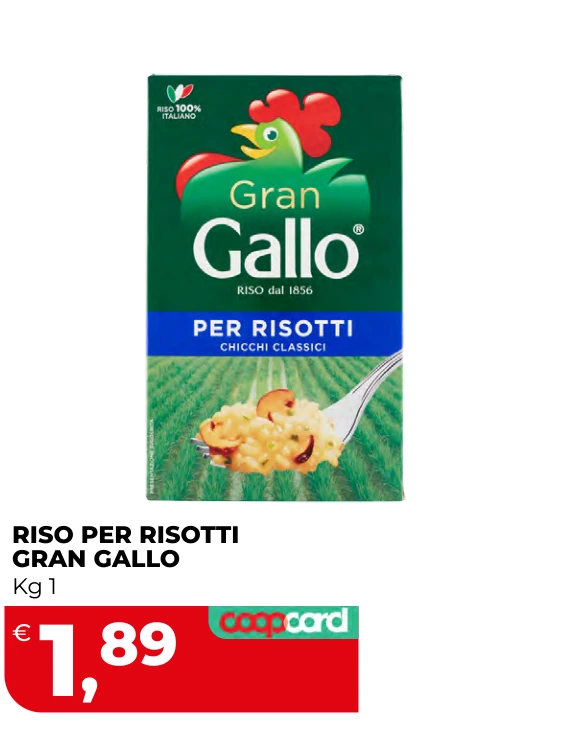 RISO PER RISOTTI GRAN GALLO