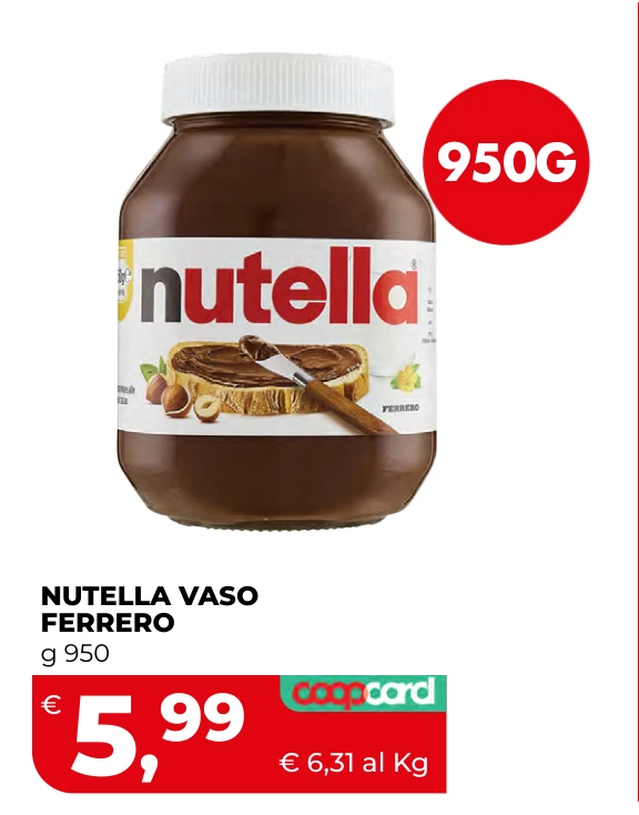 NUTELLA VASO FERRERO