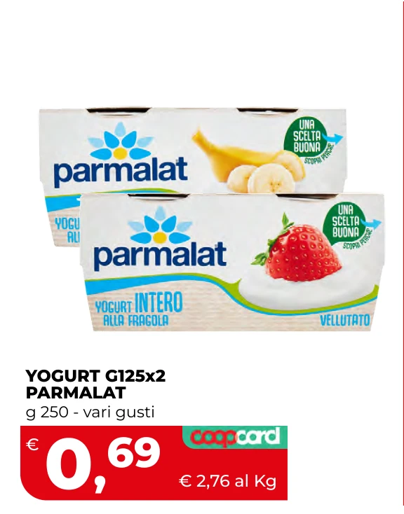 YOGURT G125x2 PARMALAT