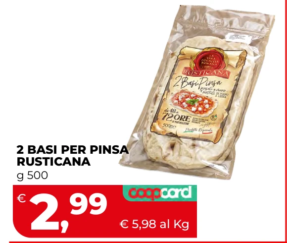 2 BASI PER PINSA RUSTICANA