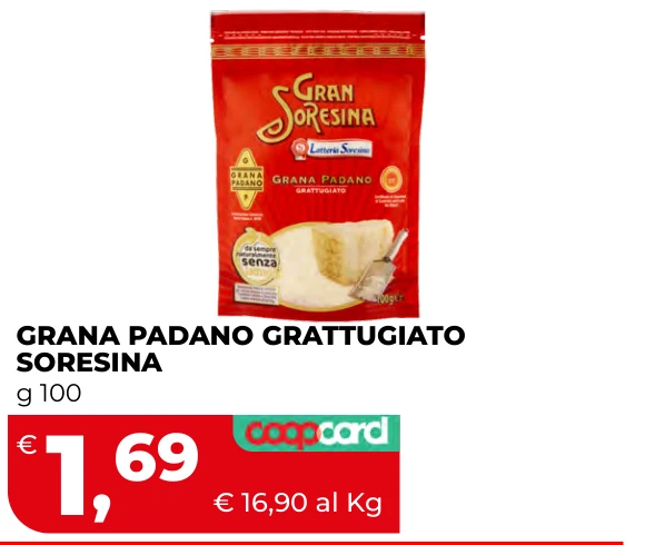 GRANA PADANO GRATTUGIATO SORESINA