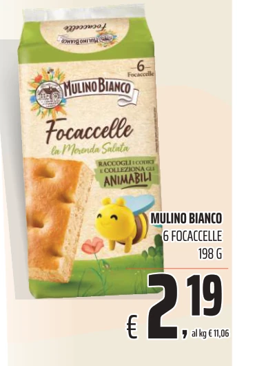 MULINO BIANCO 6 FOCACCELLE