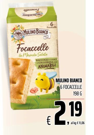 MULINO BIANCO 6 FOCACCELLE