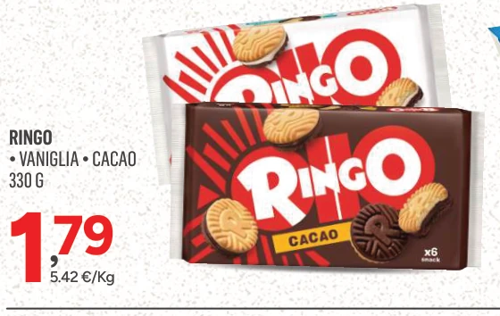 RINGO • VANIGLIA • CACAO