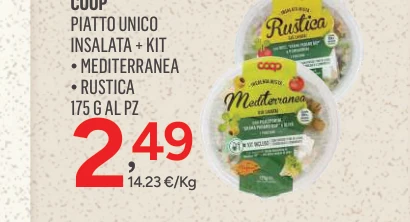 INSALATA + KIT • MEDITERRANEA • RUSTICA