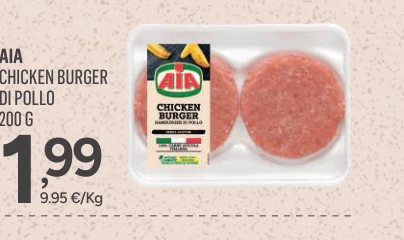 AIA CHICKEN BURGER DI POLLO