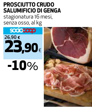 PROSCIUTTO CRUDO SALUMIFICIO DI GENGA
