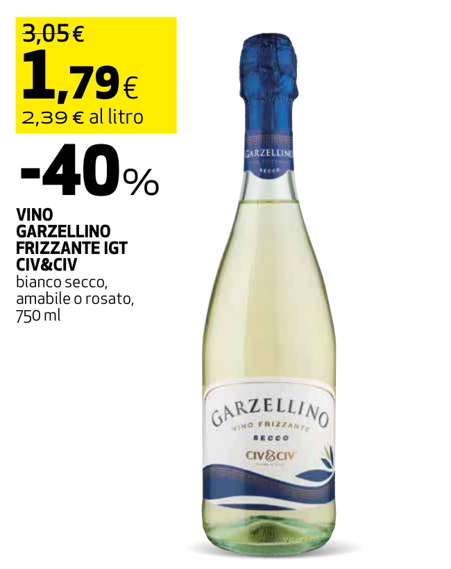 VINO GARZELLINO FRIZZANTE IGT CIV&CIV