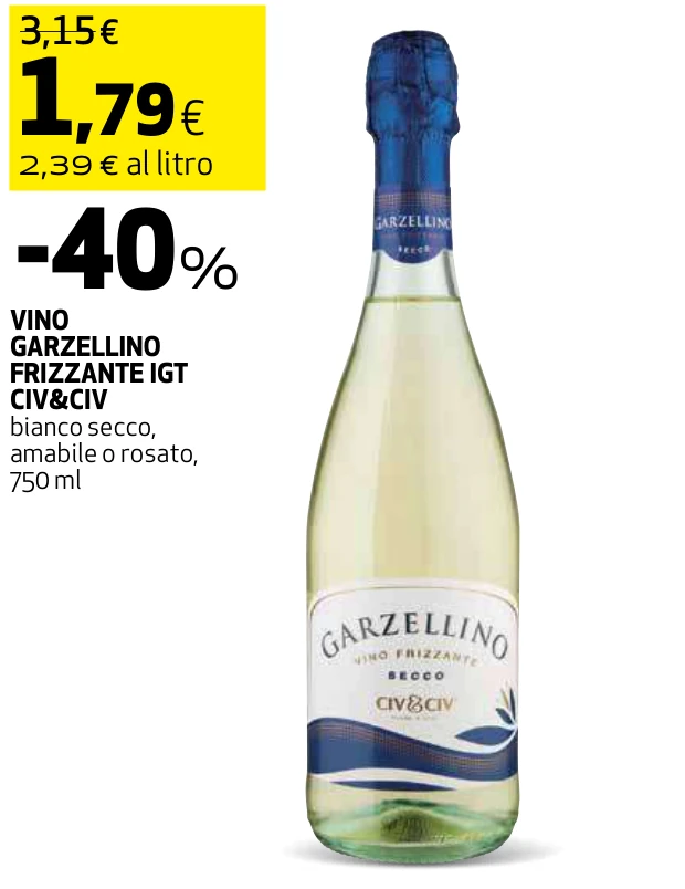 VINO GARZELLINO FRIZZANTE IGT CIV&CIV