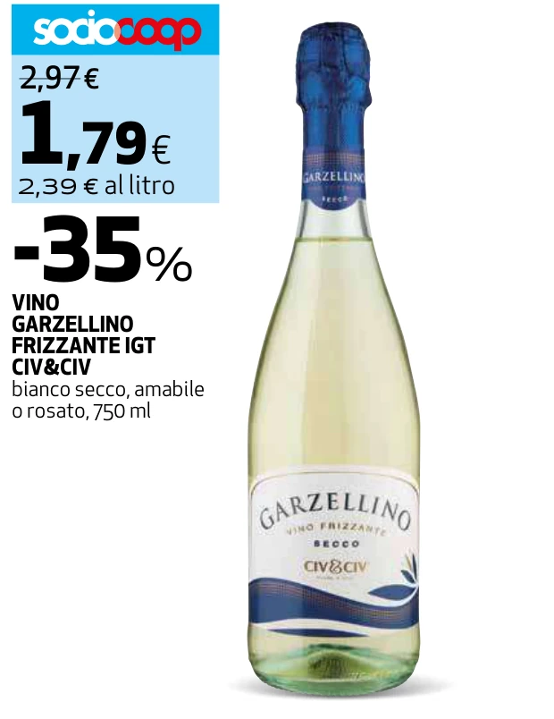 VINO GARZELLINO FRIZZANTE IGT CIV&CIV