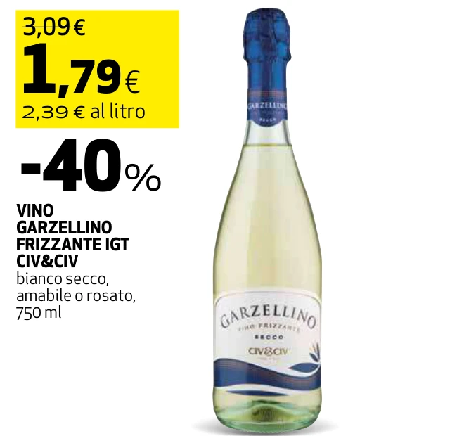 VINO GARZELLINO FRIZZANTE IGT CIV&CIV