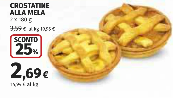 CROSTATINE ALLA MELA