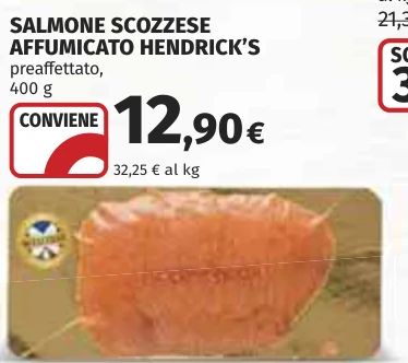 SALMONE SCOZZESE AFFUMICATO HENDRICK’S