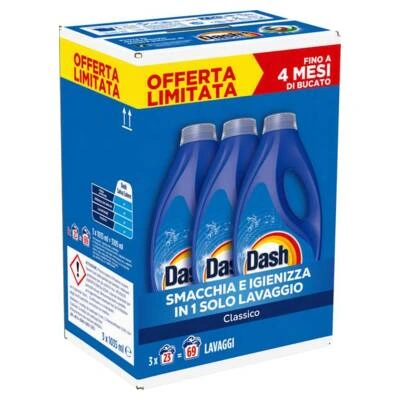 DETERSIVO LIQUIDO PER LAVATRICE - DASH