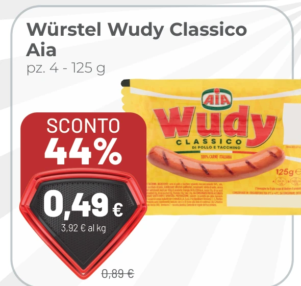 Würstel Wudy Classico Aia