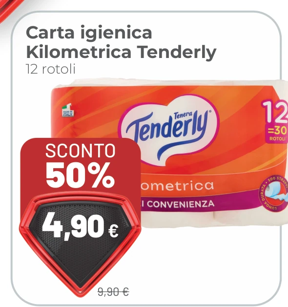 Carta igienica Kilometrica Tenderly