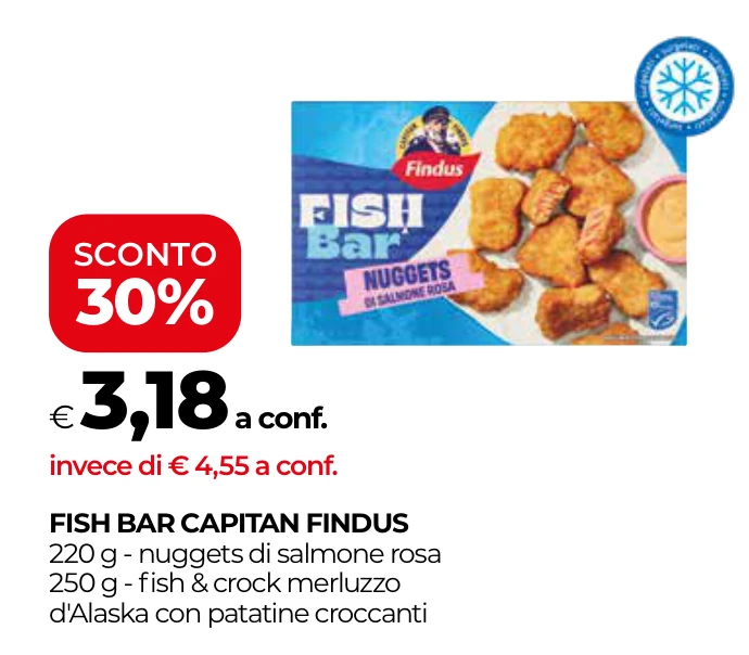 FISH BAR CAPITAN FINDUS