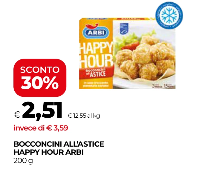 BOCCONCINI ALL’ASTICE HAPPY HOUR ARBI