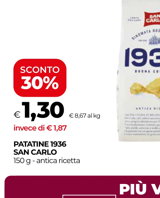 PATATINE 1936 SAN CARLO