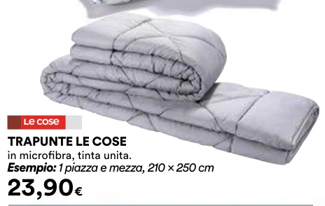Trapunte Le Cose in microfibra