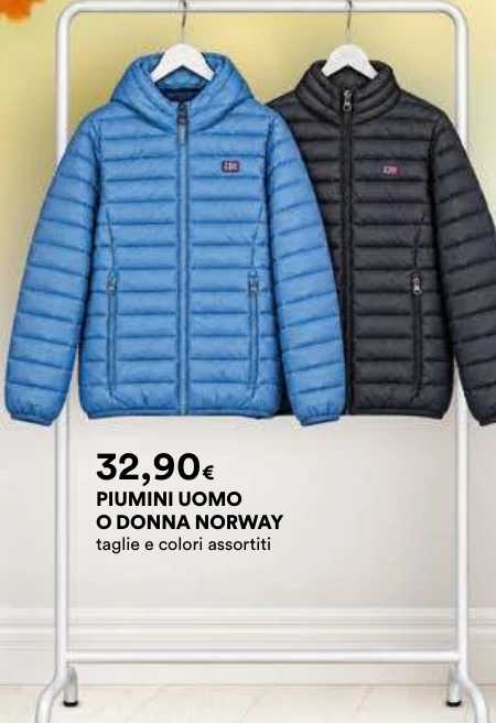 PIUMINI UOMO O DONNA NORWAY