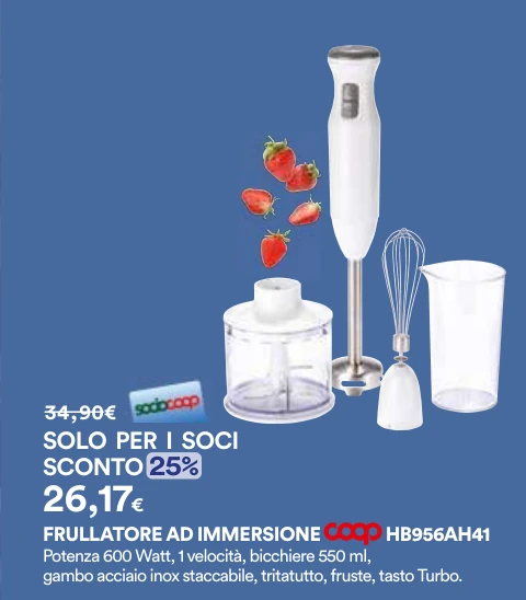 FRULLATORE AD IMMERSIONE COOP HB956AH41