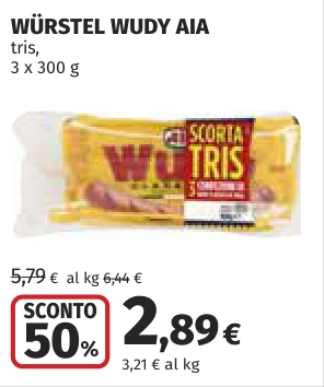 WURSTEL WUDY AIA TRIS