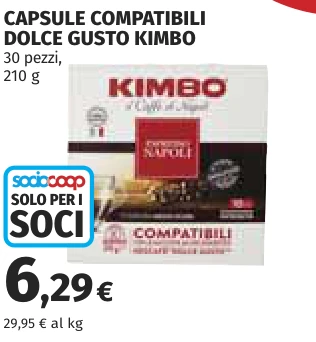 CAPSULE COMPATIBILI DOLCE GUSTO KIMBO