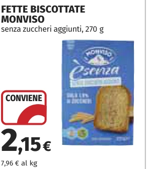 FETTE BISCOTTATE MONVISO