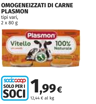OMOGENEIZZATI DI CARNE PLASMON