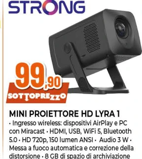 Strong mini proiettore HD Lyra 1