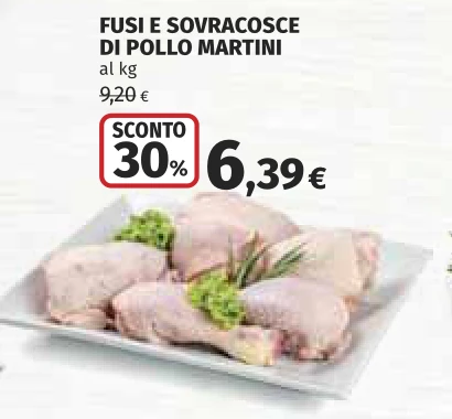 FUSI E SOVRACOSCE DI POLLO MARTINI
