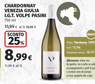 CHARDONNAY VENEZIA GIULIA I.G.T. VOLPE PASINI
