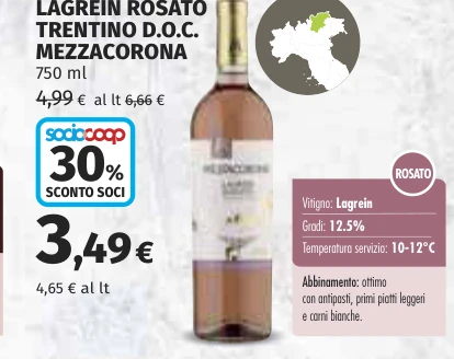 LAGREIN ROSATO TRENTINO D.O.C. MEZZACORONA