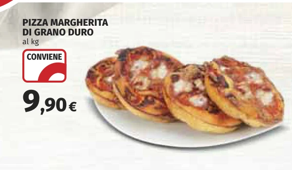 PIZZA MARGHERITA DI GRANO DURO